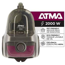 Aspiradora Sin Bolsa Atma AS9021PI Ciclónica 2000Watts                     